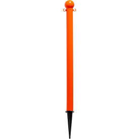 Mr. Chain Light Duty 36" Ground Pole, Safety Orange