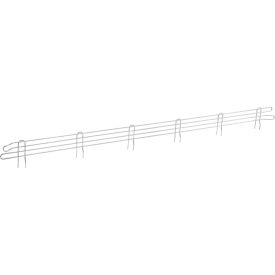 Nexel AL472S Nexel Stainless Steel Wire Ledge, 72"W x 4"H