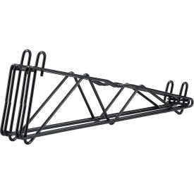 Nexel 21" Double Arm Shelf Bracket Black Epoxy