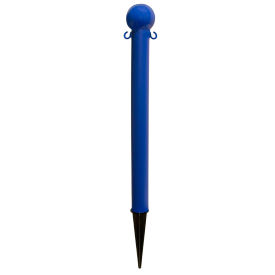 Mr. Chain Ground Poles, HDPE, 3", Blue