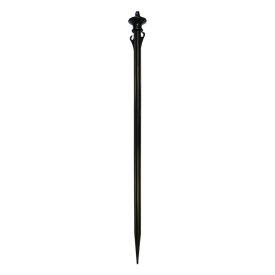 Mr. Chain Solid Ground Stake, HDPE, 22", Black