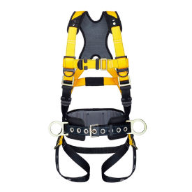 Guardian Series 3 Harness With Waist Pad, Tie Back Legs, 3 D-Rings, M-L
