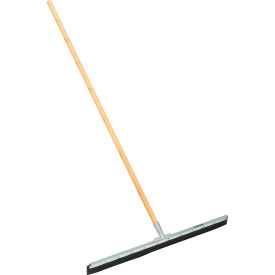 Global Industrial 36" Straight Floor Squeegee With Wood Handle - Pkg Qty 4
