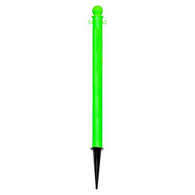Global Industrial Plastic Ground Pole, 35"H, Safety Green
