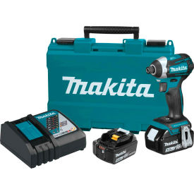 Makita® LXT® 3-Speed Impact Driver Kit, 5.0Ah, Li-Ion, 18V, Brushless, Cordless