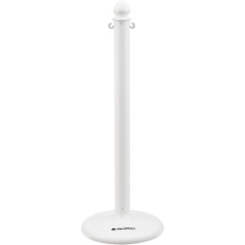 Global Industrial Medium Duty Plastic Stanchion Post, 41"H, White