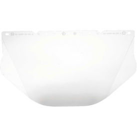 MSA V-Gard® Visor, Contoured, Clear PC 9.5"W x 17"L x .04"H - Pkg Qty 10