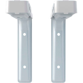 Mounting Brackets For Global Industrial Wing Air Curtain 100, White, 2/Pack