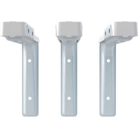 Mounting Brackets For Global Industrial Wing Air Curtain 150 & 200, White, 3/Pack