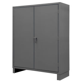 Global Industrial™ Heavy Duty Combination Cabinet w/ 5 Shelves & Hanger Bar, 48"W x 24"D x 78"H