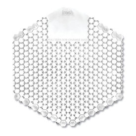 Fresh Products The Wave Urinal Deodorizer, Honeysuckle, Clear, 10/Box