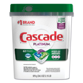 Cascade Fresh Scent ActionPacs, 34.5 oz. Tub, 62 Packets/Tub, 3 Tubs