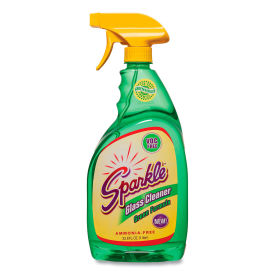 Sparkle Green Formula Glass Cleaner, 33.8 oz. Bottle