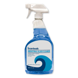 Boardwalk Industrial Strength Glass Cleaner with Ammonia, 32 oz. Trigger Bottle, 12/Case
