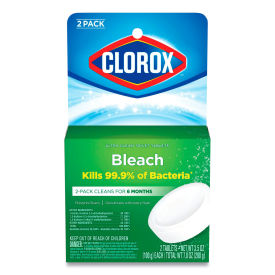 Clorox Automatic Toilet Bowl Cleaner, 3.5 oz. Tablet, 2/Pack
