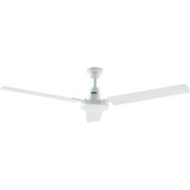 Global Industrial™ 56" Industrial Ceiling Fan, 4 Speed, 8350 CFM, 120V, White