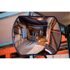 Roundtangular Acrylic Convex Mirror, Indoor, 20"x30",160° Viewing Angle