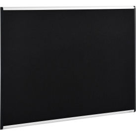 Global Industrial 48"W x 36"H Fabric Mesh Bulletin Board, Black