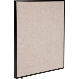 Global Industrial Office Partition Panel, 36-1/4"W x 42"H, Tan