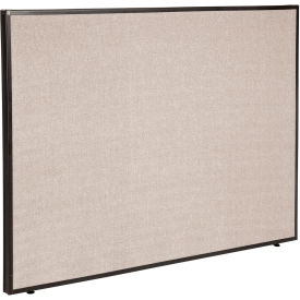 Global Industrial Office Partition Panel, 60-1/4"W x 42"H, Tan