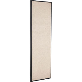 Global Industrial Office Partition Panel, 24-1/4"W x 96"H, Tan
