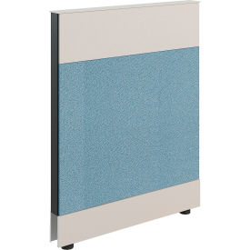 Global Industrial Modular Partition Base Panel, 30"W x 38"H, Blue