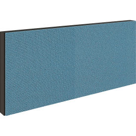 Modular Partition Stacking Panel with Fabric, 36"W x 16"H, Blue