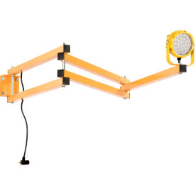Global Industrial LED Dock Light w/ 90" Arm, 20W, 1800 Lumens, 5000K, On/Off Switch, 9' Cord