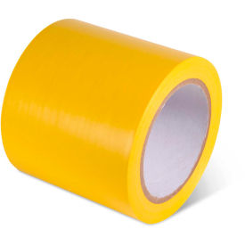 Global Industrial Safety Tape, 4"W x 108'L, 5 Mil, Yellow, 1 Roll