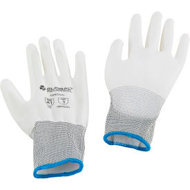 Global Industrial Flat Polyurethane Coated Gloves, X-Large, White - Pkg Qty 12