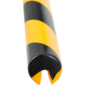 Global Industrial Edge Bumper Guard, Type B, 39-3/8"L, Yellow & Black