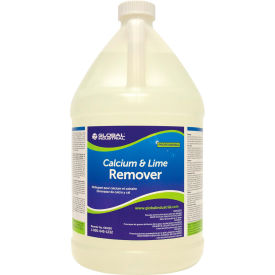 Global Industrial Calcium & Lime Remover, 1 Gallon Bottle, 4/Case