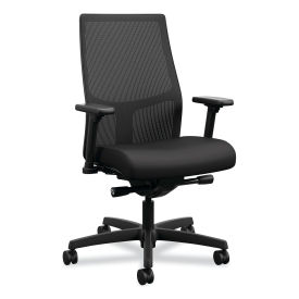 HON Ignition 2.0 Series Mid Back Task Chair, 300 lb. Capacity, Mesh Fabric, Black