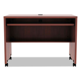 Alera Valencia Series Mobile Desk, 41-3/8"W x 23-5/8"D x 30"H, Medium Cherry