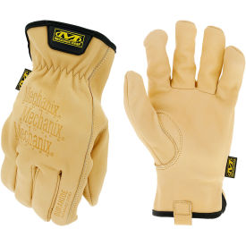 Mechanix Wear Durahide Leather Cow Driver Gloves, Brown, Extra Large