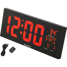 Global Industrial 4'' LED Digital Clock