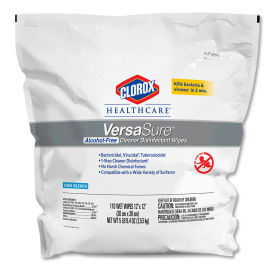 Clorox Healthcare VeraSure Cleaner Disinfectant Wipes, 110 Wipes/Pouch
