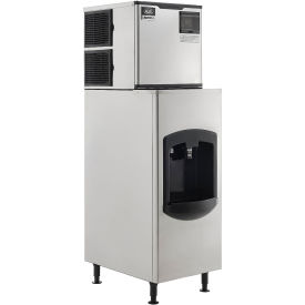 Global Industrial Ice Dispenser with Ice Machine & Bin, Air Cooled, 420 lbs. Production/24 Hours