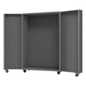 Durham Mfg.® Customizable Mobile Heavy Duty Cabinet, Empty, 14 Gauge, 48"W x 24"D x 76"H