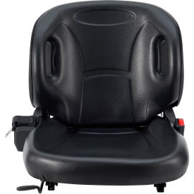 Global Industrial Universal Ergonomic Forklift Seat with Suspension & Curved Back