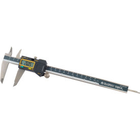 Global Industrial Digital Caliper Absolute Origin, 0-8"/200mm, IP54, Factory Calibration