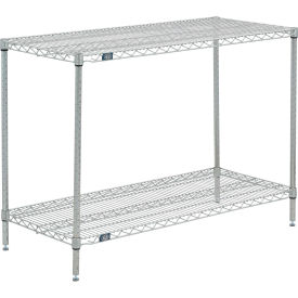 24"W x 21"D x 34"H 2 Shelf, Poly-Z-Brite® Wire Shelving Unit, Starter