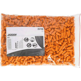 Jackson Safety H10 Disposable Earplugs, Uncorded, NRR 31 dB