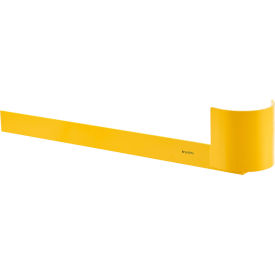 Global Industrial Pallet Rack End Protector, Right Side, 48"L, 3/8'' Thick, Yellow