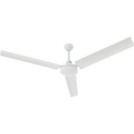 Global Industrial 60" Industrial Ceiling Fan, 4 Speed, 7885 CFM, 120V, White