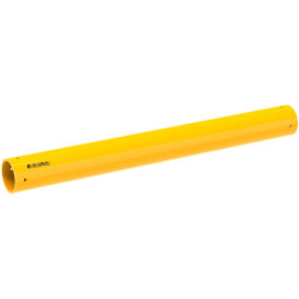 Global Industrial Plastic Guard Rail, 6'L x 6" Dia., Yellow