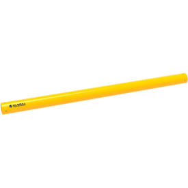 Global Industrial Plastic Guard Rail, 10'L x 6" Dia., Yellow