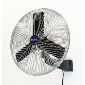 Global Industrial 24" Oscillating Wall Mount Fan, 3-Speed, 7525 CFM, 1/4 HP, 1 Phase