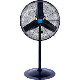 Global Industrial 30" Deluxe Oscillating Pedestal Fan, 3-Speed, 10,000 CFM, 320W, 1/2 HP