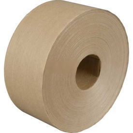 Reinforced Water Activated Tape, 3" x 450', 6 Mil, Kraft, 10 Pack - Pkg Qty 10
